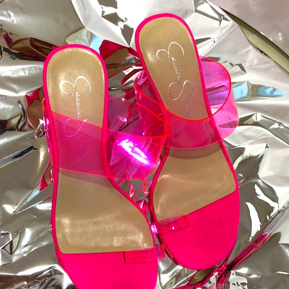 Brand New Jessica Simpson Pink Sandal. - Picture 2 of 3